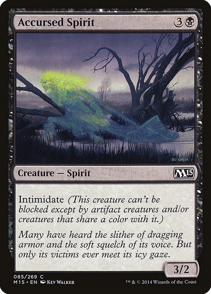 Image for Accursed Spirit (Magic 2015 (M15)) (85) - Magic: The Gathering