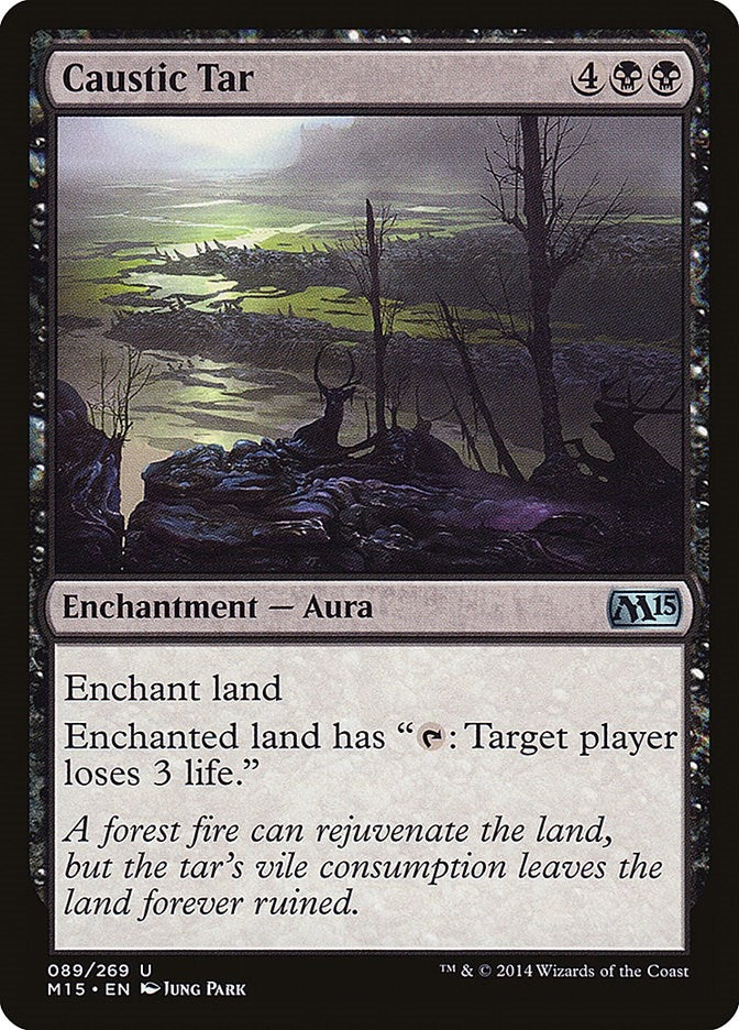 Image for Caustic Tar (Magic 2015 (M15)) (89) - Magic: The Gathering
