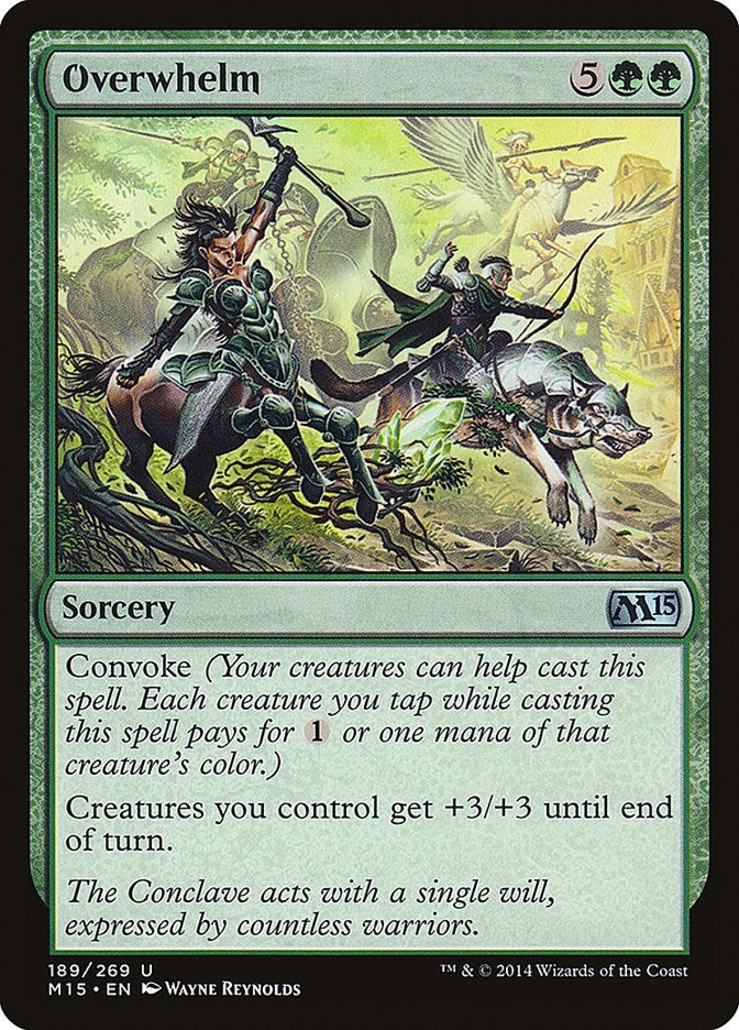Image for Overwhelm (Magic 2015 (M15)) (189) - Magic: The Gathering