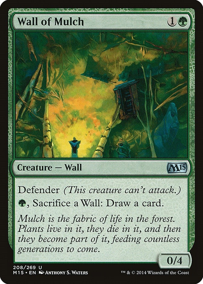 Image for Wall of Mulch (Magic 2015 (M15)) (208) - Magic: The Gathering
