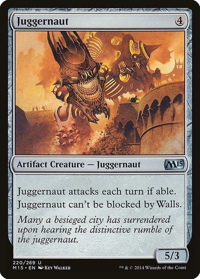 Image for Juggernaut (Magic 2015 (M15)) (220) - Magic: The Gathering