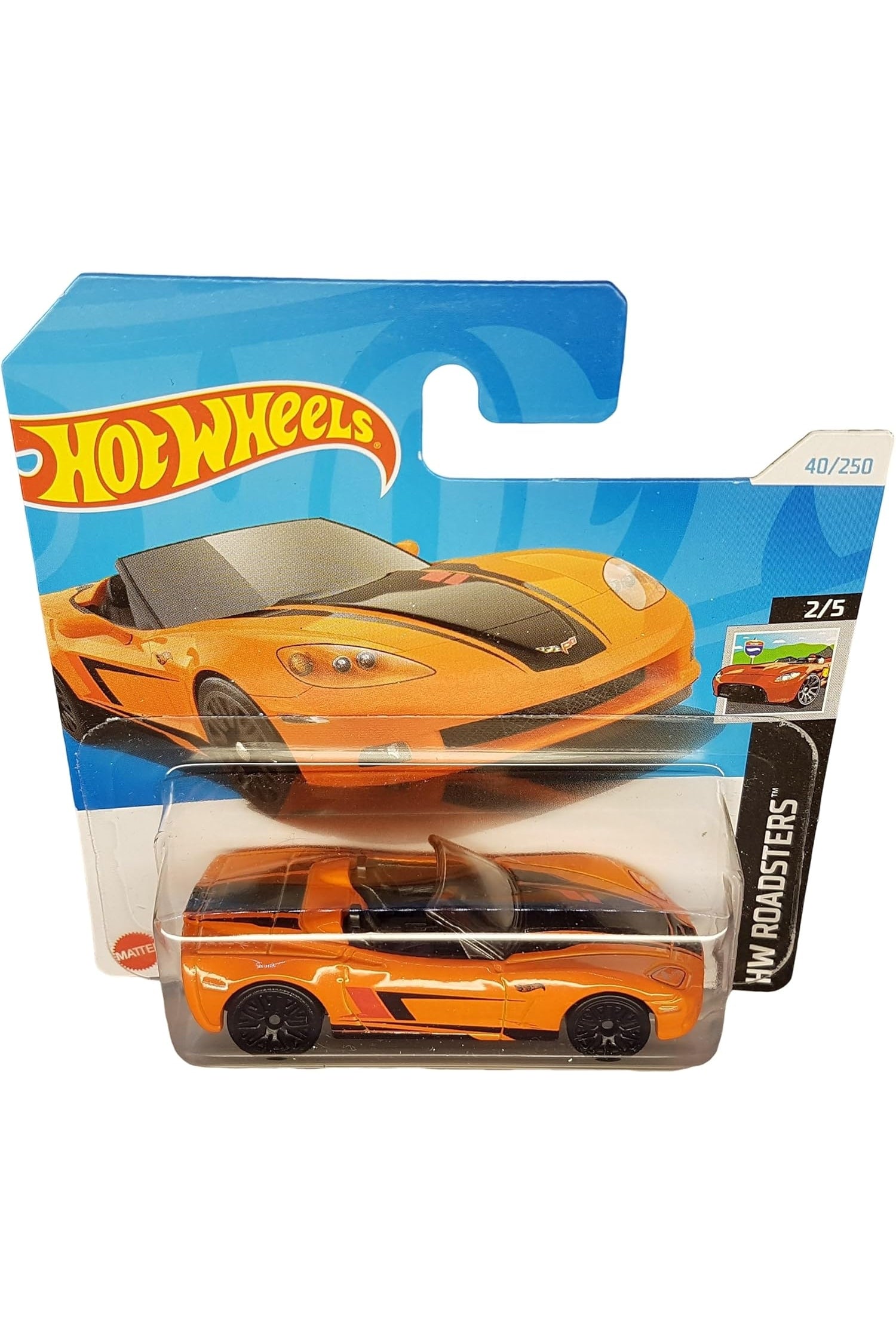 040/250 Hot Wheels - Corvette C6 - HW Roadsters 2/5 - HTC14 2024 - Hot Wheels