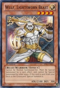 Image for Wulf, Lightsworn Beast (Structure Deck: Realm of Light) (SDLI-EN010) - YuGiOh