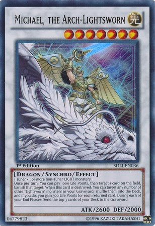 Image for Michael, the Arch-Lightsworn (Structure Deck: Realm of Light) (SDLI-EN036) - YuGiOh