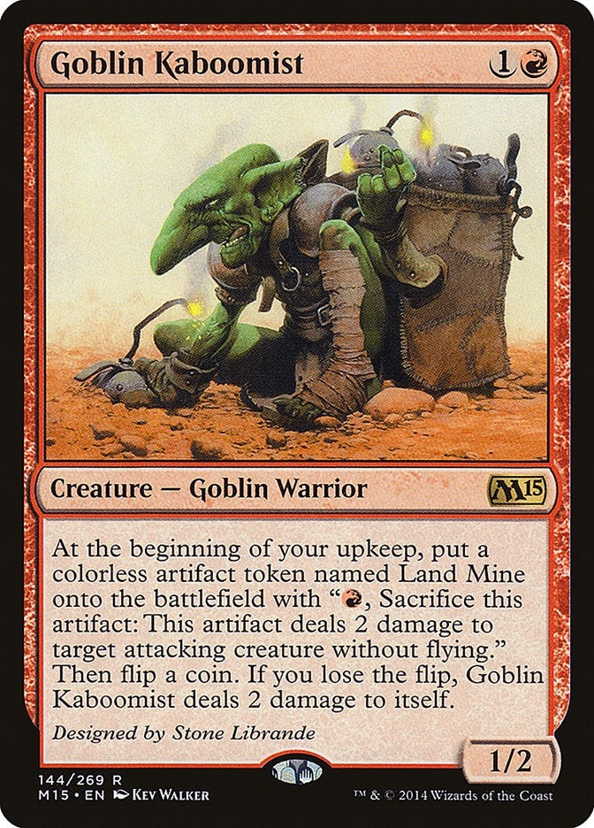 Image for Goblin Kaboomist (Magic 2015 (M15)) (144) - Magic: The Gathering
