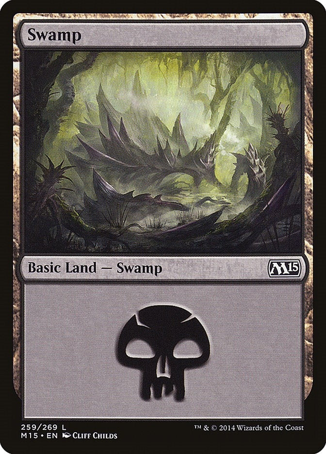 Image for Swamp (259) (Magic 2015 (M15)) (259) - Magic: The Gathering