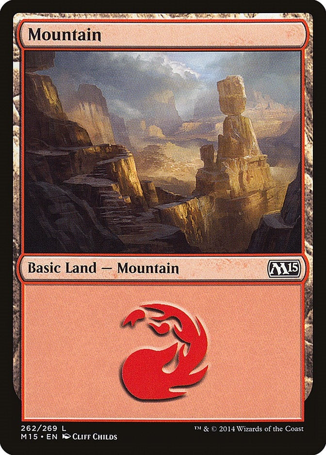 Image for Mountain (262) (Magic 2015 (M15)) (262) - Magic: The Gathering