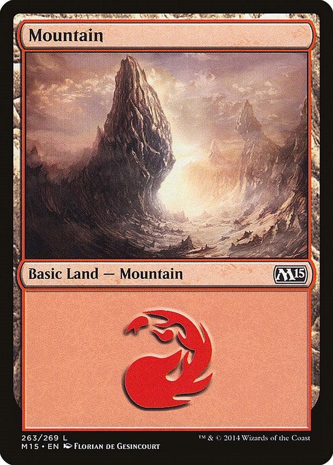 Image for Mountain (263) (Magic 2015 (M15)) (263) - Magic: The Gathering