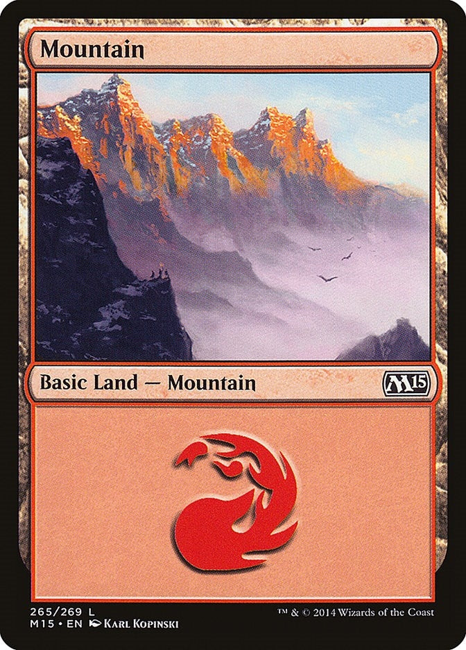 Image for Mountain (265) (Magic 2015 (M15)) (265) - Magic: The Gathering