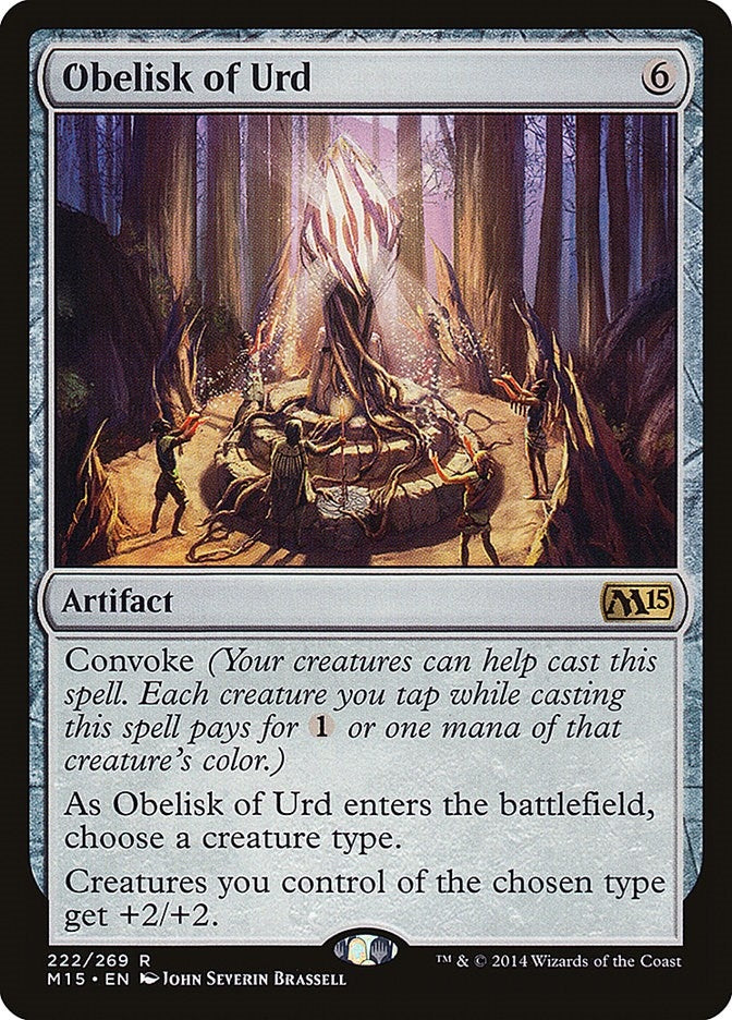Image for Obelisk of Urd (Magic 2015 (M15)) (222) - Magic: The Gathering