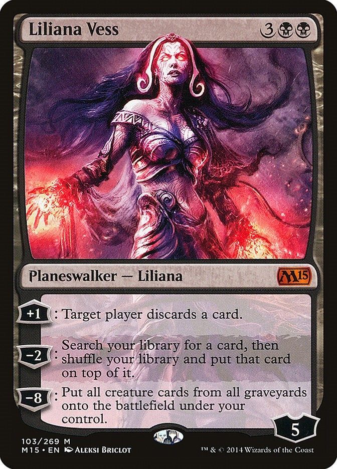 Image for Liliana Vess (Magic 2015 (M15)) (103) - Magic: The Gathering