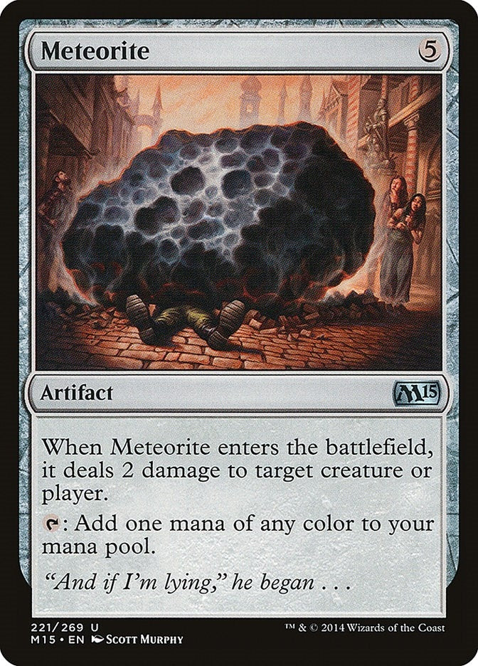 Image for Meteorite (Magic 2015 (M15)) (221) - Magic: The Gathering