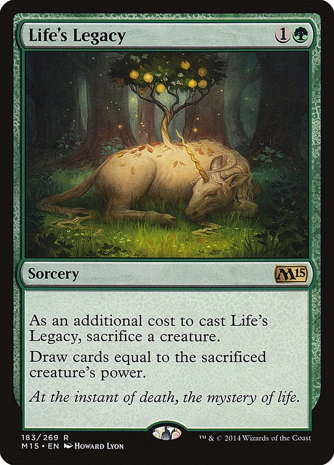 Image for Life's Legacy (Magic 2015 (M15)) (183) - Magic: The Gathering