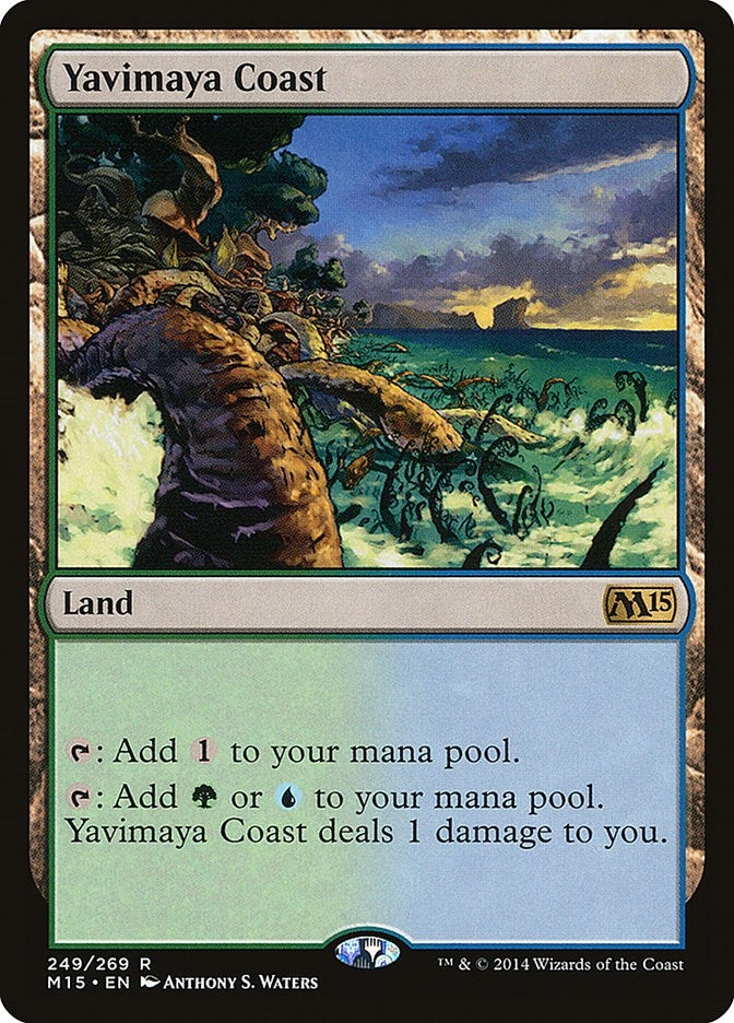 Image for Yavimaya Coast (Magic 2015 (M15)) (249) - Magic: The Gathering