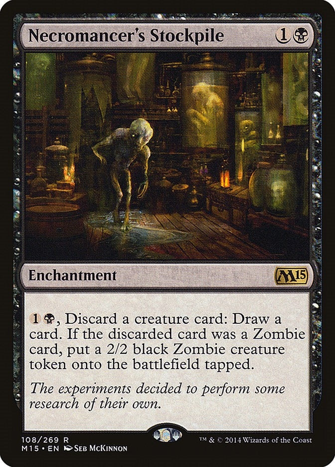 Image for Necromancer's Stockpile (Magic 2015 (M15)) (108) - Magic: The Gathering