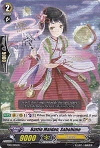 Image for Battle Maiden, Sahohime (Trial Deck 13: Successor of the Sacred Regalia) (TD13/005EN) - Cardfight Vanguard