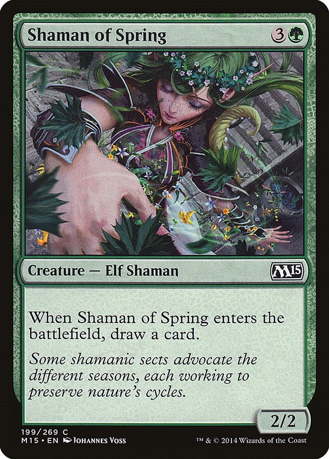 Image for Shaman of Spring (Magic 2015 (M15)) (199) - Magic: The Gathering