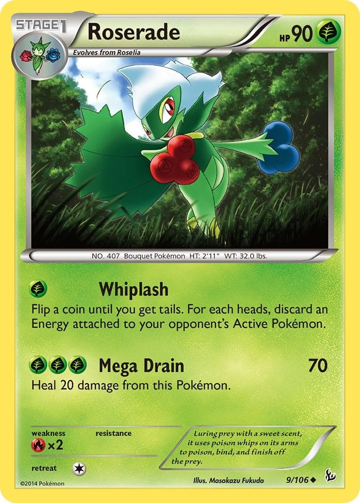 Image for Roserade (XY - Flashfire) (9/106) - Pokemon