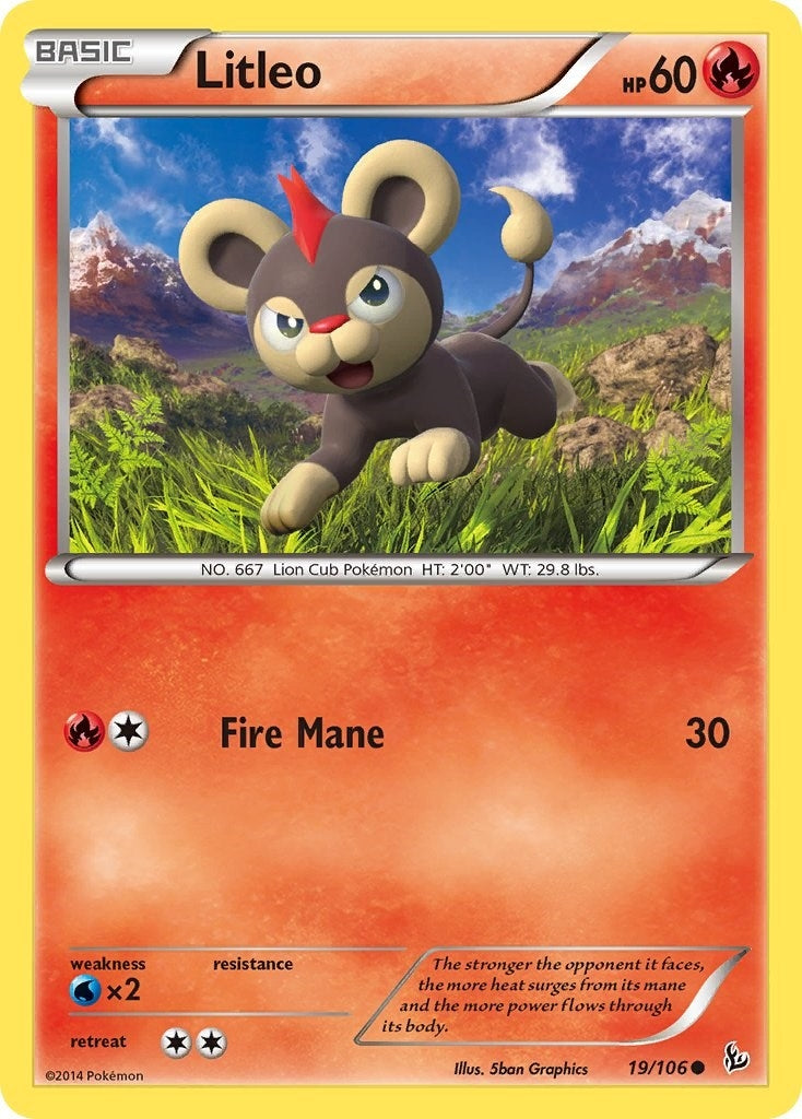 Image for Litleo (19) (XY - Flashfire) (19/106) - Pokemon