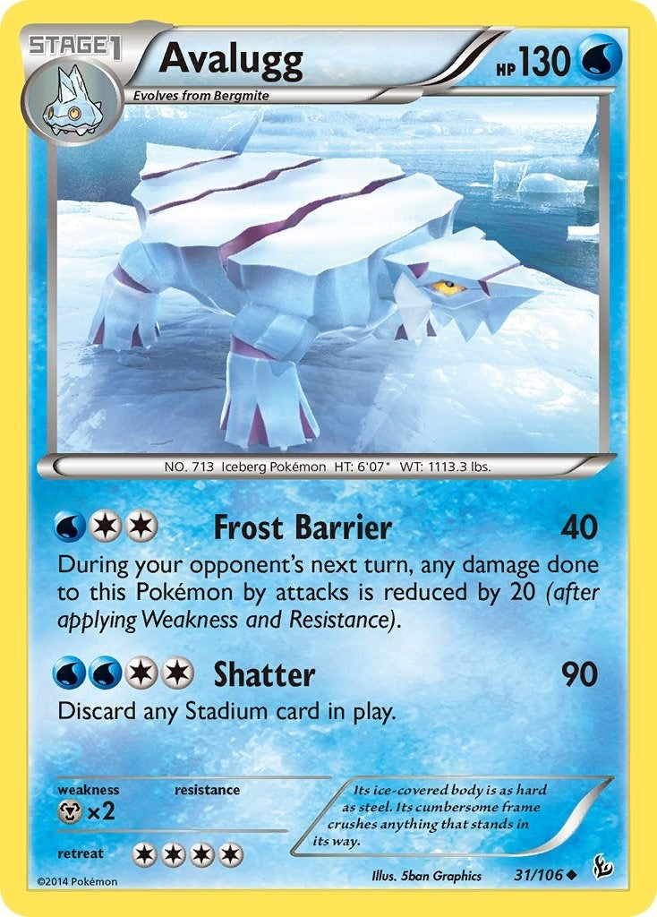 Image for Avalugg (XY - Flashfire) (31/106) - Pokemon