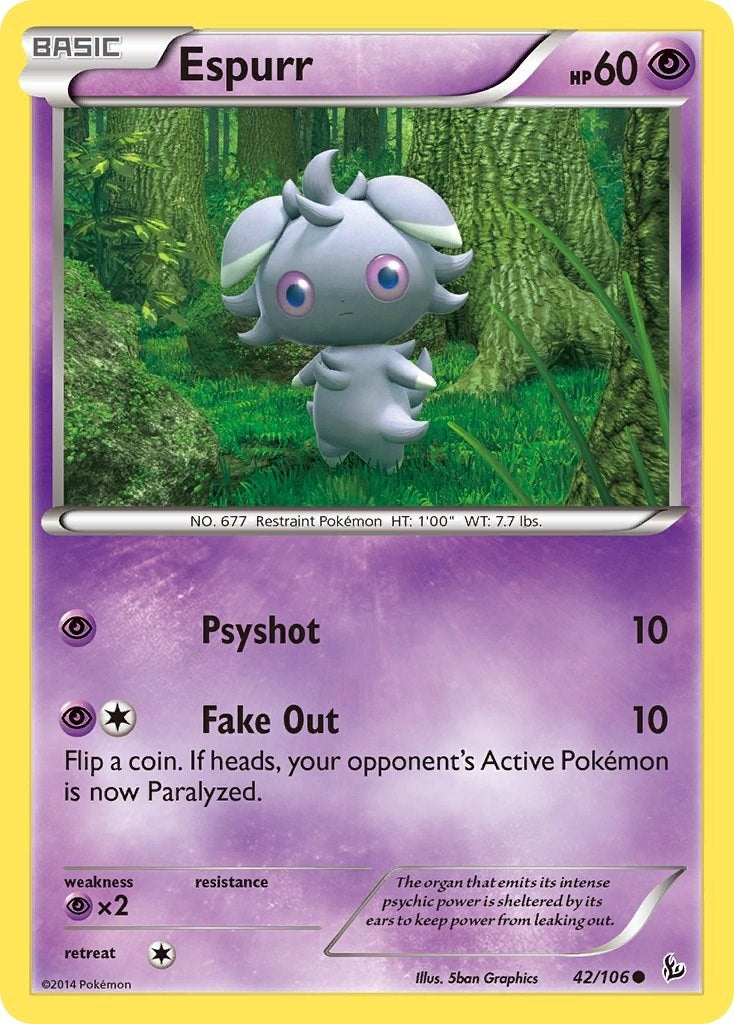 Image for Espurr (XY - Flashfire) (42/106) - Pokemon