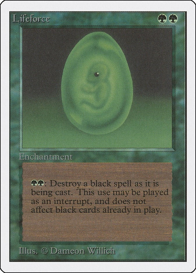 Image for Lifeforce (Unlimited Edition) - Magic: The Gathering