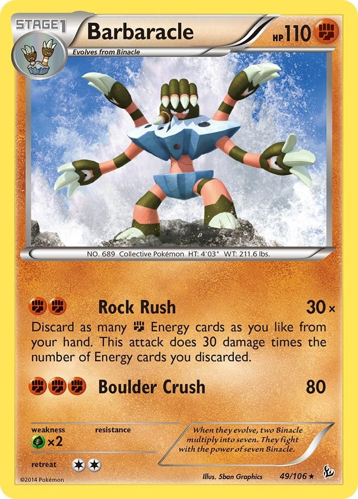 Image for Barbaracle (XY - Flashfire) (49/106) - Pokemon