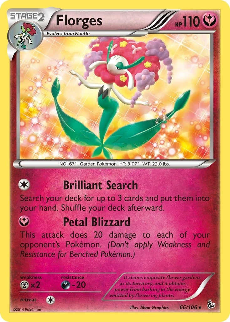 Image for Florges (XY - Flashfire) (66/106) - Pokemon