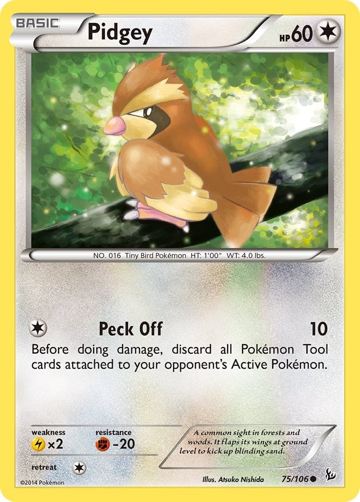 Image for Pidgey (XY - Flashfire) (75/106) - Pokemon