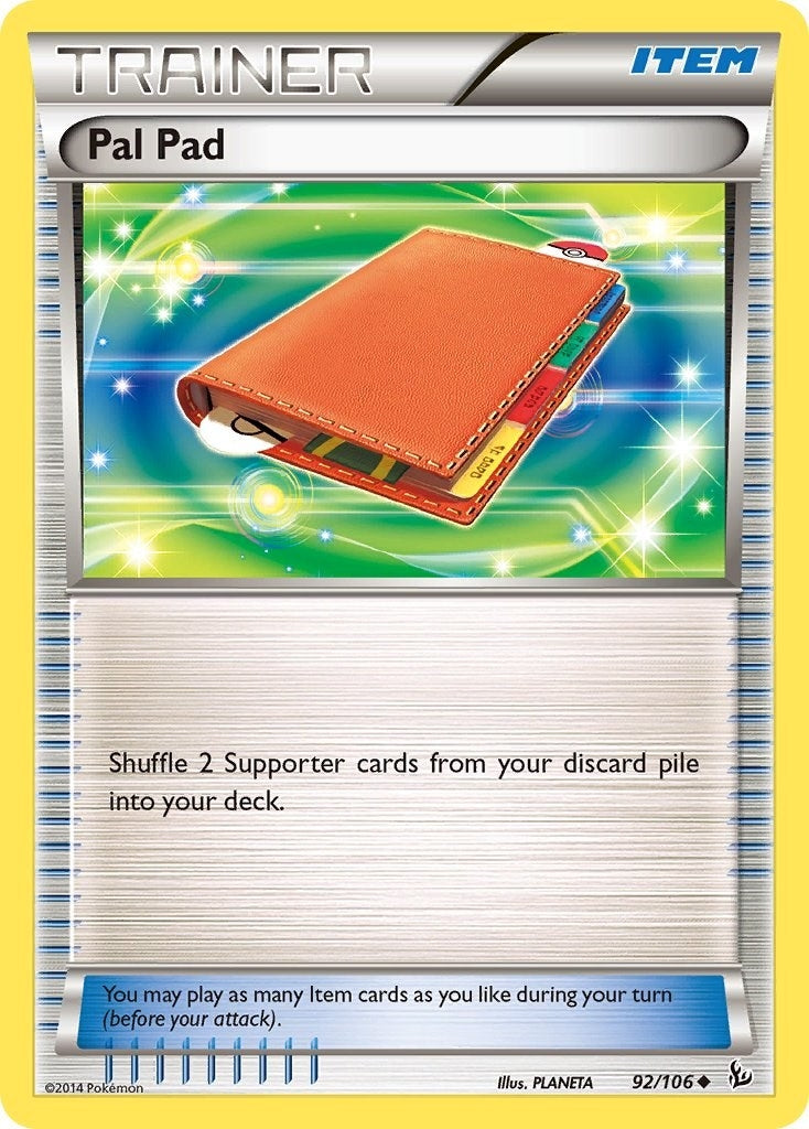 Image for Pal Pad (XY - Flashfire) (92/106) - Pokemon
