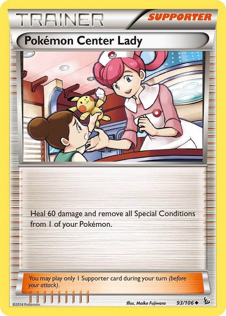 Image for Pokemon Center Lady (XY - Flashfire) (93/106) - Pokemon