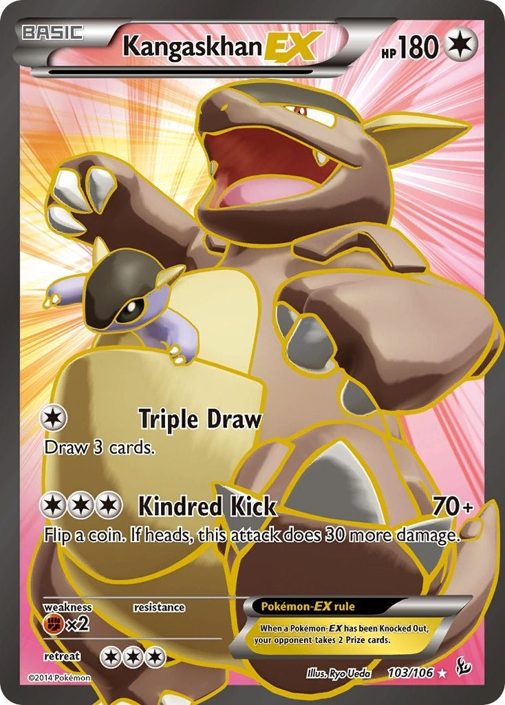 Image for Kangaskhan EX (103 Full Art) (XY - Flashfire) (103/106) - Pokemon