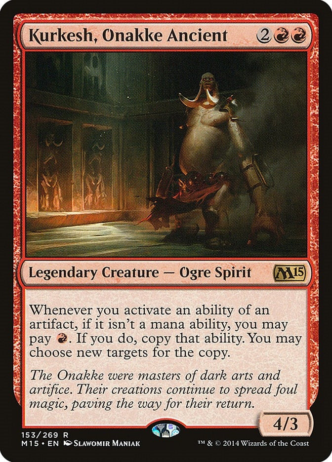 Image for Kurkesh, Onakke Ancient (Magic 2015 (M15)) (153) - Magic: The Gathering