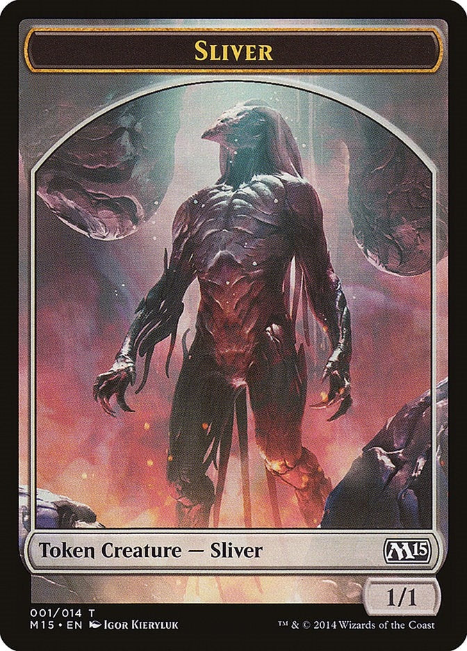 Image for Sliver Token (Magic 2015 (M15)) (1) - Magic: The Gathering