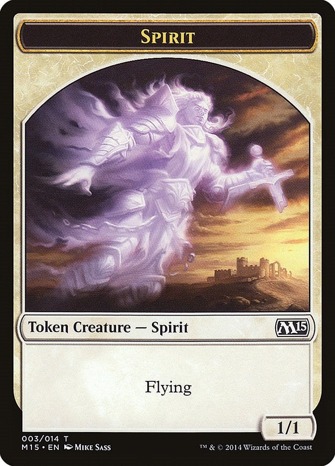 Image for Spirit Token (Magic 2015 (M15)) (3) - Magic: The Gathering