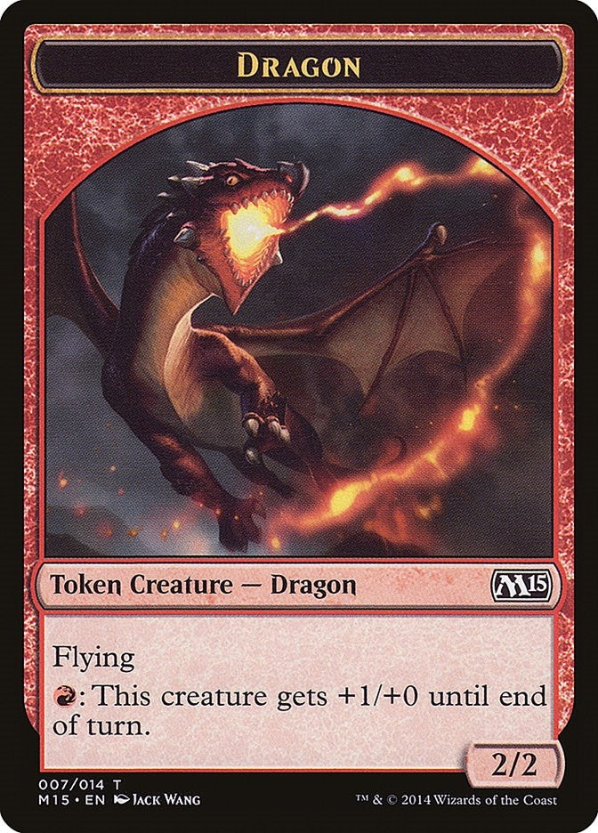 Image for Dragon Token (Magic 2015 (M15)) (7) - Magic: The Gathering
