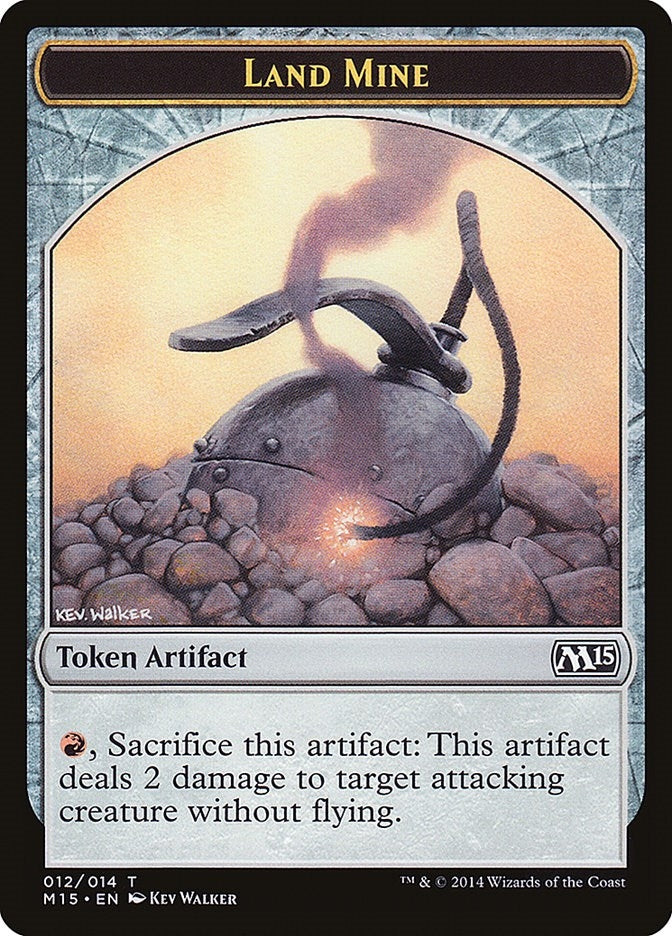 Image for Land Mine Token (Magic 2015 (M15)) (12) - Magic: The Gathering