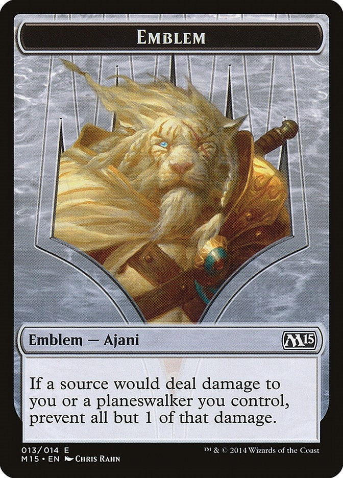 Image for Emblem - Ajani Steadfast (Magic 2015 (M15)) (13) - Magic: The Gathering