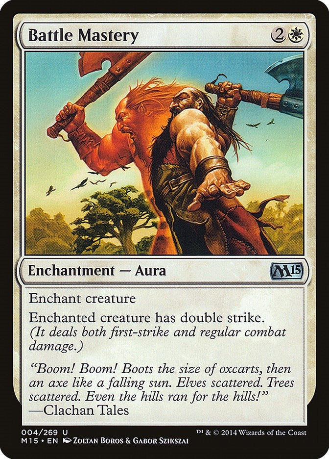 Image for Battle Mastery (Magic 2015 (M15)) (4) - Magic: The Gathering