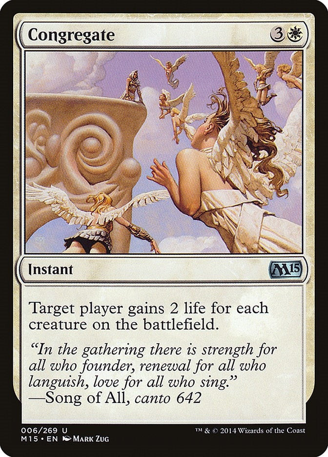 Image for Congregate (Magic 2015 (M15)) (6) - Magic: The Gathering