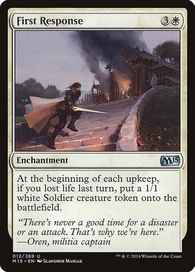 Image for First Response (Magic 2015 (M15)) (12) - Magic: The Gathering