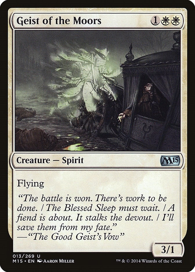 Image for Geist of the Moors (Magic 2015 (M15)) (13) - Magic: The Gathering