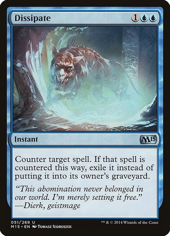 Image for Dissipate (Magic 2015 (M15)) (51) - Magic: The Gathering