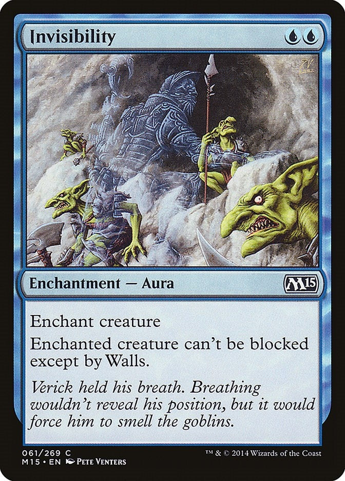 Image for Invisibility (Magic 2015 (M15)) (61) - Magic: The Gathering