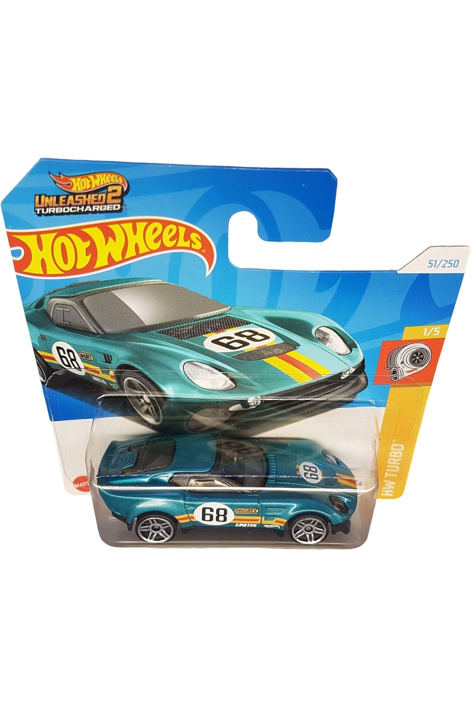 051/250 Hot Wheels - EL Segundo Coupe - HW Turbo 1/5 - HTC63 - Short Card - Unleashed 2 Turbocharged - Hot Wheels