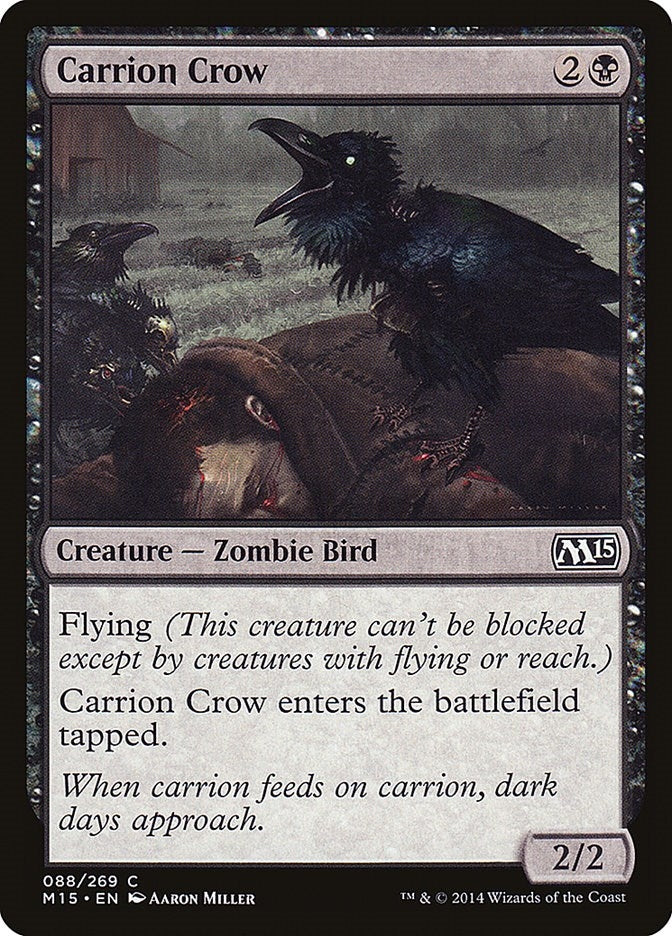 Image for Carrion Crow (Magic 2015 (M15)) (88) - Magic: The Gathering