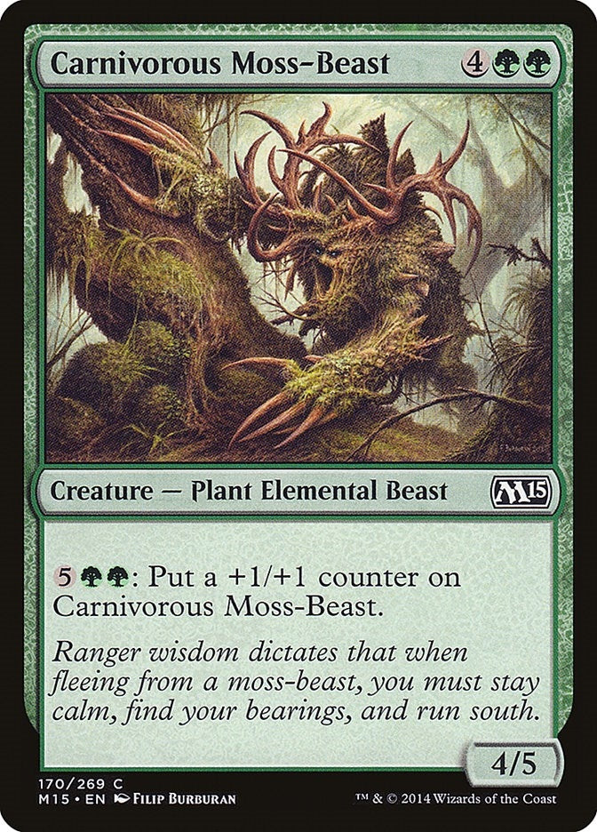 Image for Carnivorous Moss-Beast (Magic 2015 (M15)) (170) - Magic: The Gathering