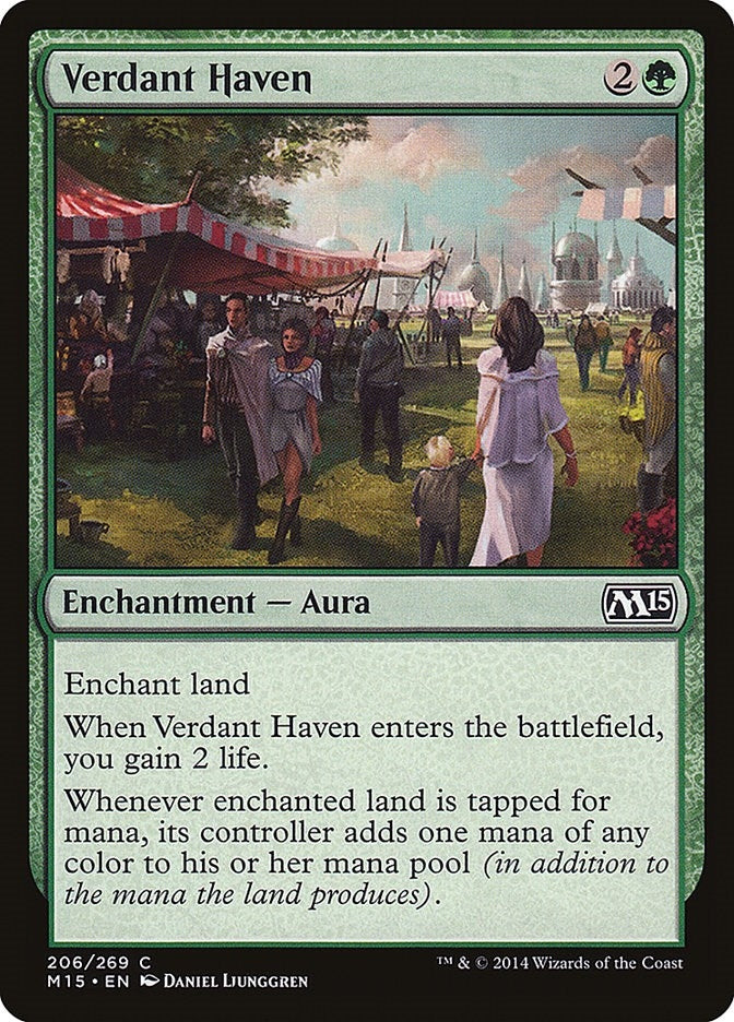 Image for Verdant Haven (Magic 2015 (M15)) (206) - Magic: The Gathering