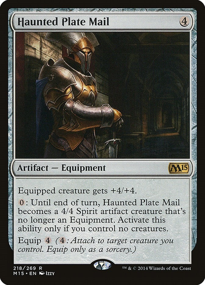 Image for Haunted Plate Mail (Magic 2015 (M15)) (218) - Magic: The Gathering