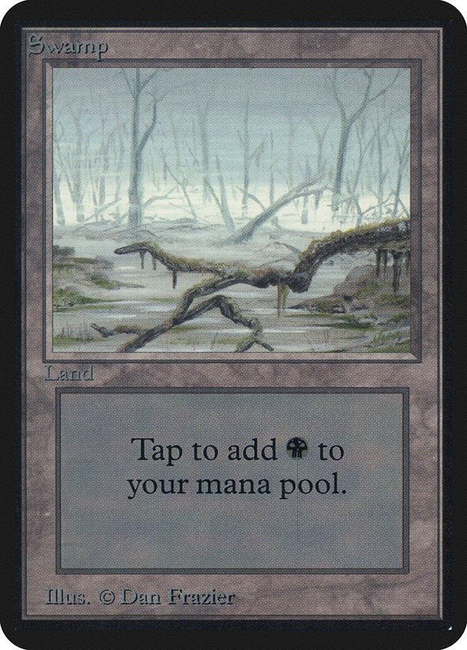 Image for Swamp (A) (Alpha Edition) - Magic: The Gathering
